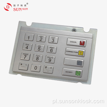 Szyfrowanie antywandalowe PIN pad dla kiosku płatniczego